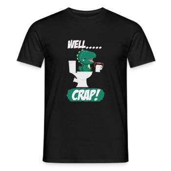 Drôle de problèmes de pépins de Trex dinosaures - T-shirt homme - noir - Devant - AI Model Male 178 light (178cm)