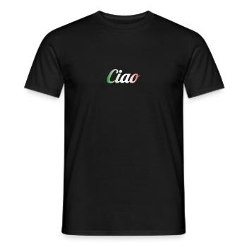 Hello - the real italian brand - Men's T-Shirt - black - Front - AI Model Male 178 light (178cm)