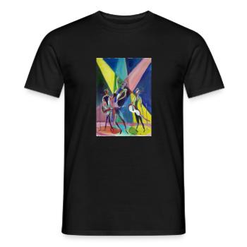 Groupe de rock - T-shirt homme - noir - Devant - AI Model Male 178 light (178cm)