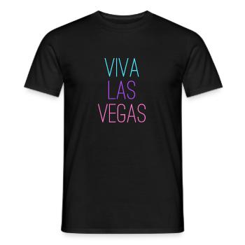 Las Vegas - T-shirt homme - noir - Devant - AI Model Male 178 light (178cm)