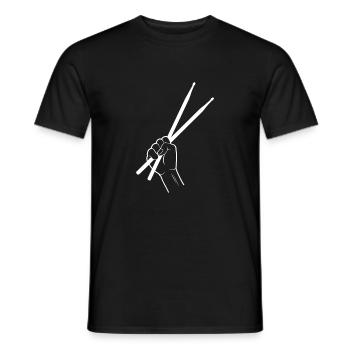 pilons - T-shirt homme - noir - Devant - AI Model Male 178 light (178cm)