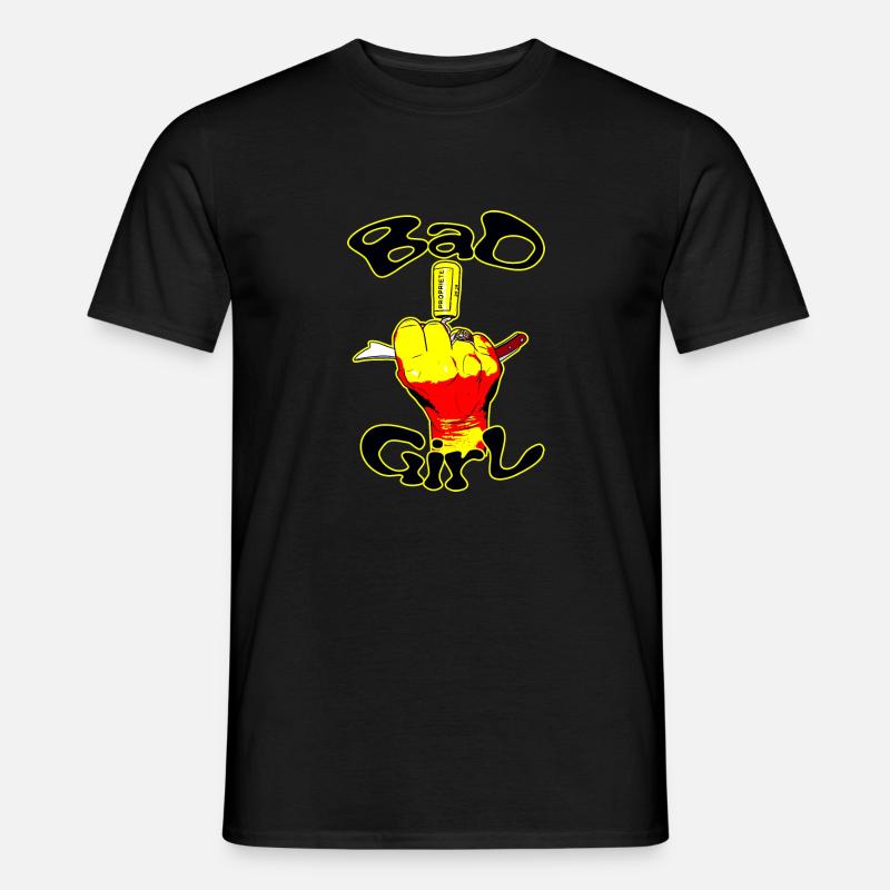 Das böse Mädchen - Männer T-Shirt - Schwarz