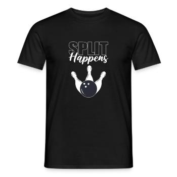 Split passiert Wettbewerbsfähige Person Gift - Männer T-Shirt - Schwarz - Vorne - AI Model Male 178 light (178cm)