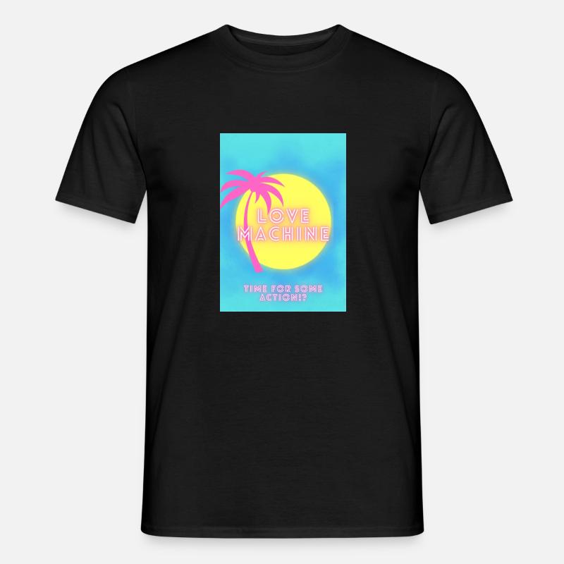 Love Machine - Männer T-Shirt - Schwarz