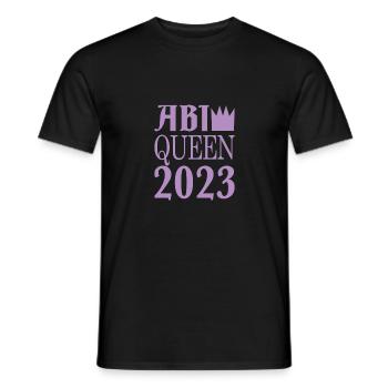 Abi Spruch: la reine - T-shirt homme - noir - Devant - AI Model Male 178 light (178cm)