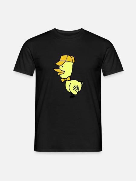Duck Cap - Men's T-Shirt - black