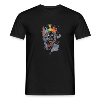 Pride Crown - Men's T-Shirt - black - Front - AI Model Male 178 light (178cm)