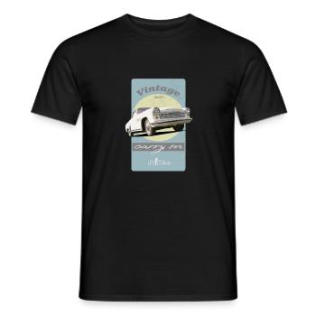 T Shirt Wartburg 2023 60 - Männer T-Shirt - Schwarz - Vorne - AI Model Male 178 light (178cm)