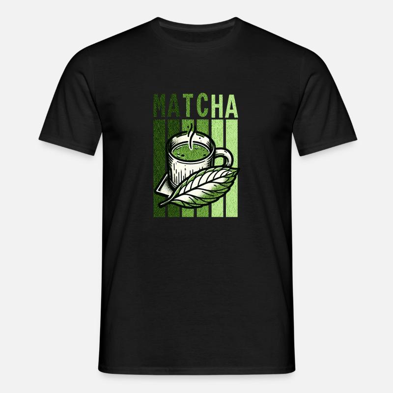 Matchastyle Rétro - T-shirt Homme - noir