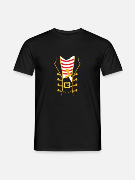 Gift pirate pirate costume pirate costume - Men's T-Shirt - black