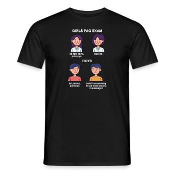 Design étudiant pour les jeunes fiers Pinoys - T-shirt homme - noir - Devant - AI Model Male 178 light (178cm)
