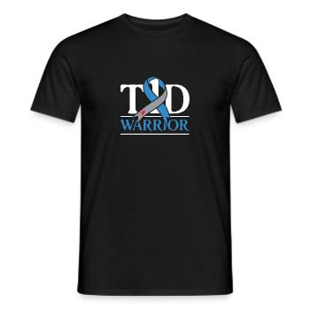 Type 1 Diabetes T1D Warrior - Männer T-Shirt - Schwarz - Vorne - AI Model Male 178 light (178cm)