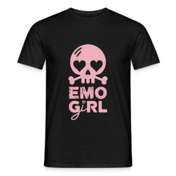 Emo Girl! - Männer T-Shirt - Schwarz - Vorne - AI Model Male 178 light (178cm)