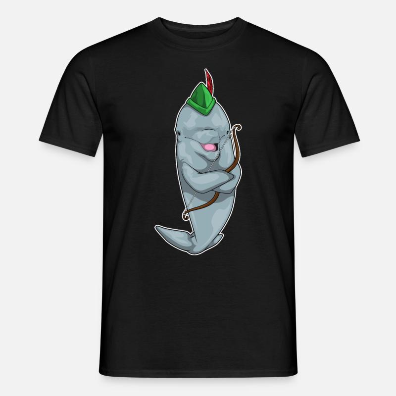 Dolphin Archer Bow - Men's T-Shirt - black
