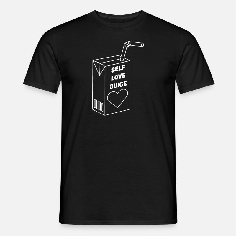 Selbst Liebe Saft - Männer T-Shirt - Schwarz