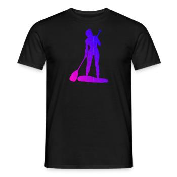 Standup Paddle Standup PaddleBoard Sup Standup P - T-shirt homme - noir - Devant - AI Model Male 178 light (178cm)