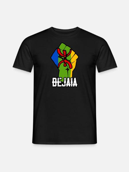 Ville de Béjaïa Kabylie - T-shirt homme - noir