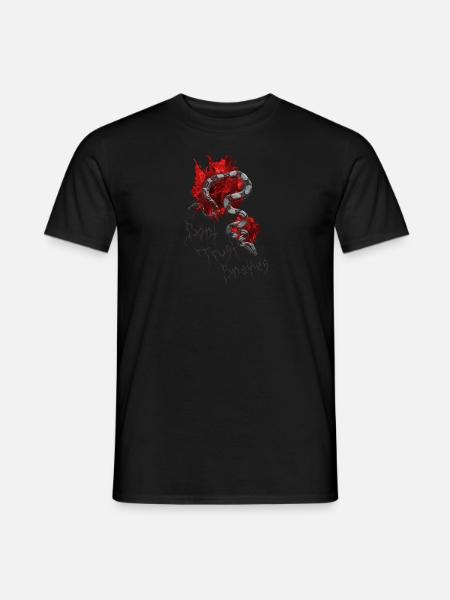 Dont trust Snakes - Männer T-Shirt - Schwarz
