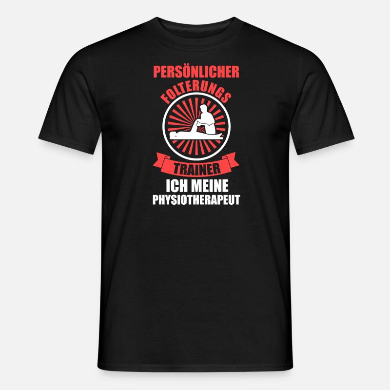 Physiotherapeut Beruf Physio Geschenk - Männer T-Shirt - Schwarz