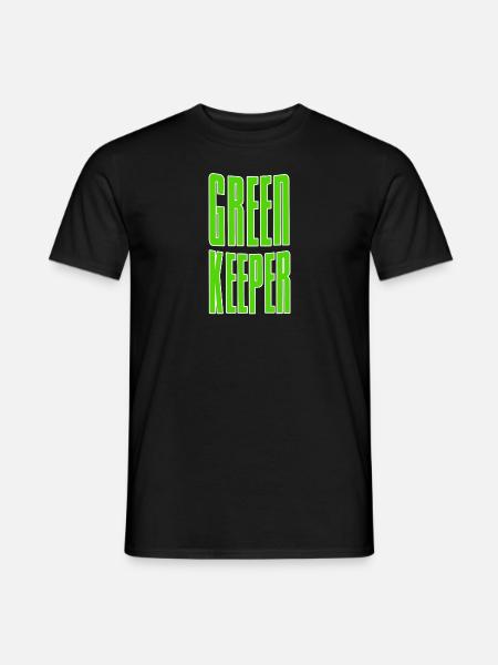 Green keeper - Men's T-Shirt - black
