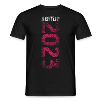 Abitur 2023 Abi 23 Abishirt - Männer T-Shirt - Schwarz - Vorne - AI Model Male 178 light (178cm)