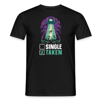Alien Lover Außerirdisches Wesen Ufo - Männer T-Shirt - Schwarz - Vorne - AI Model Male 178 light (178cm)