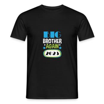 Big Brother 2023 Big Bro 23 again - Men's T-Shirt - black - Front - AI Model Male 178 light (178cm)
