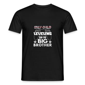 Leveling Up To Big Brother 2023 - Men's T-Shirt - black - Front - AI Model Male 178 light (178cm)