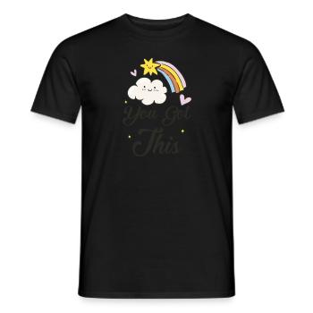 You Got This Funny & Cute Teacher Student Testing - Men's T-Shirt - black - Front - AI Model Male 178 light (178cm)