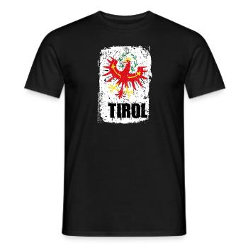 Tiroler Geschenksidee Retro Design - Männer T-Shirt - Schwarz - Vorne - AI Model Male 178 light (178cm)