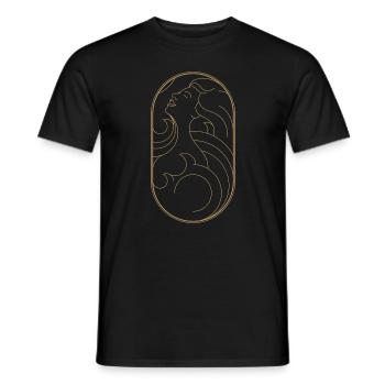 Beauty Artdeco Digital Art Prints - Objets de collection - T-shirt homme - noir - Devant - AI Model Male 178 light (178cm)