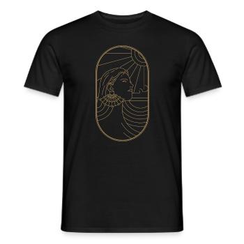 Beauty Artdeco Digital Art Prints - Sammlerstücke - Männer T-Shirt - Schwarz - Vorne - AI Model Male 178 light (178cm)