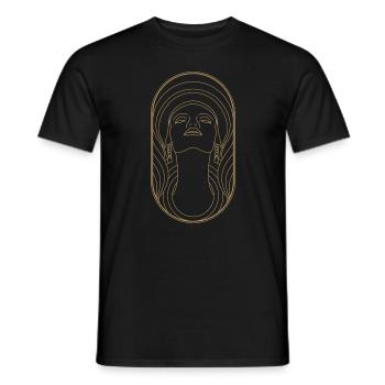Beauty Artdeco Digital Art Prints - Objets de collection - T-shirt homme - noir - Devant - AI Model Male 178 light (178cm)