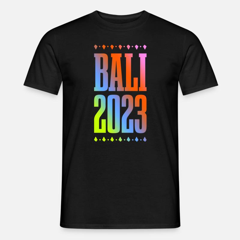 Bali 2023 - Männer T-Shirt - Schwarz