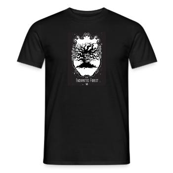 Enchanted Forest oracle - Men's T-Shirt - black - Front - AI Model Male 178 light (178cm)