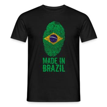 Made in Brazil / Made in Brazil Brasil - T-shirt homme - noir - Devant - AI Model Male 178 light (178cm)