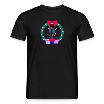 Welt beste Mama Weihnachten Last Minute Geschenk - Männer T-Shirt - Schwarz - Vorne - AI Model Male 178 light (178cm)