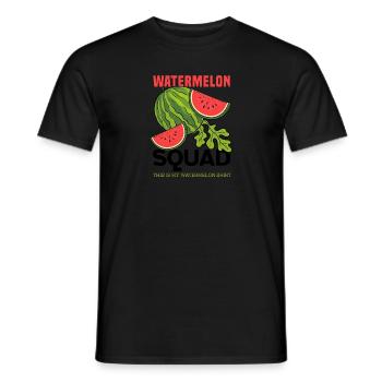 Watermelon Squad Tropische Früchte Sommer - Männer T-Shirt - Schwarz - Vorne - AI Model Male 178 light (178cm)