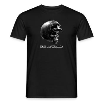 Hell on wheels - Men's T-Shirt - black - Front - AI Model Male 178 light (178cm)