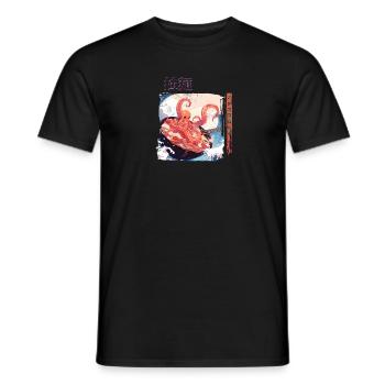 Süßer Anime Ramen Octopus - Männer T-Shirt - Schwarz - Vorne - AI Model Male 178 light (178cm)