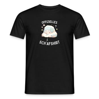 Offizielle (L)afshirt - Männer T-Shirt - Schwarz - Vorne - AI Model Male 178 light (178cm)