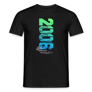 Anniversaire Vintage 2006 Original - T-shirt homme - noir - Devant - AI Model Male 178 light (178cm)