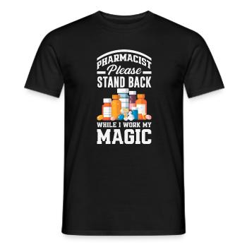 Apotheker Pharmazeutisch-technischer - Männer T-Shirt - Schwarz - Vorne - AI Model Male 178 light (178cm)