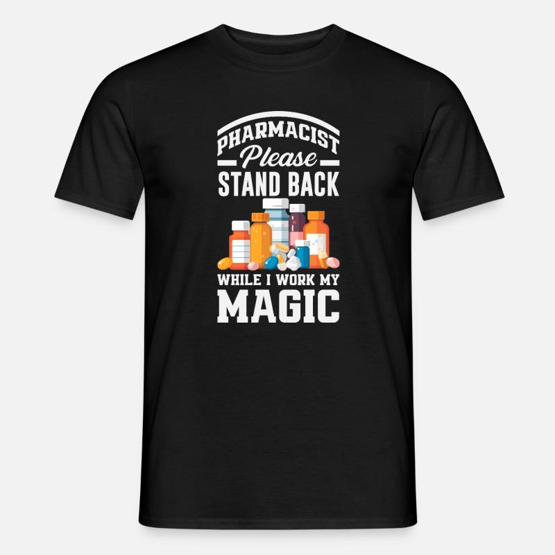 Apotheker Pharmazeutisch-technischer - Männer T-Shirt - Schwarz