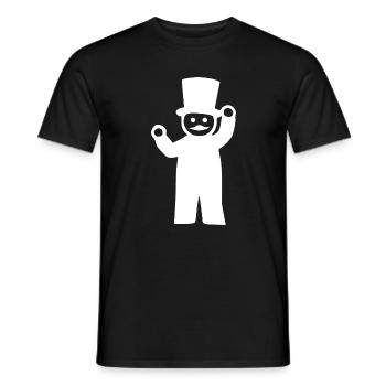 Schornsteinfeger  - Männer T-Shirt - Schwarz - Vorne - AI Model Male 178 light (178cm)