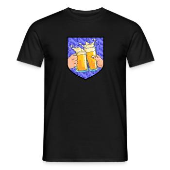 Festival de la bière d’octobre - T-shirt homme - noir - Devant - AI Model Male 178 light (178cm)