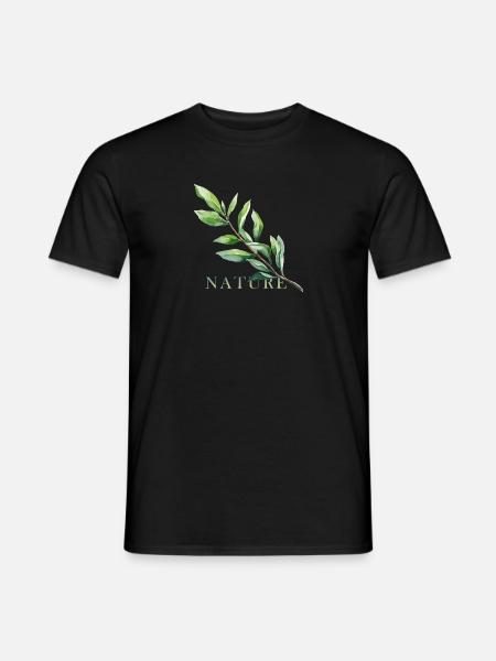 Branch of nature - Men's T-Shirt - black