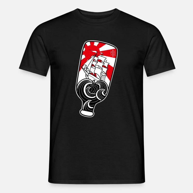 Windjammer - Männer T-Shirt - Schwarz