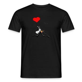 Capricorne au sommet de la montagne - T-shirt homme - noir - Devant - AI Model Male 178 light (178cm)