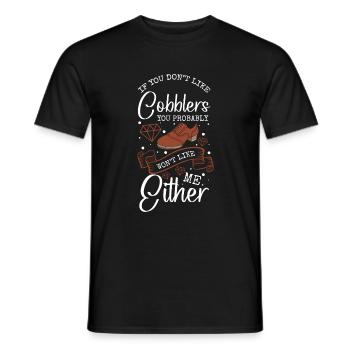 Shoemaker Profession Crafts Leather - Men's T-Shirt - black - Front - AI Model Male 178 light (178cm)